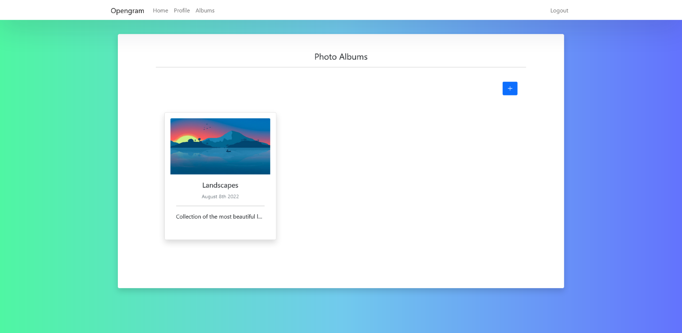List of albums page